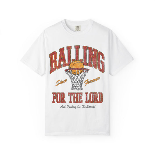 Unisex Basketball T-Shirt: Sporty Tee for Faith, Casual Wear, Gift for Friends, Church Events, or Everyday Fun