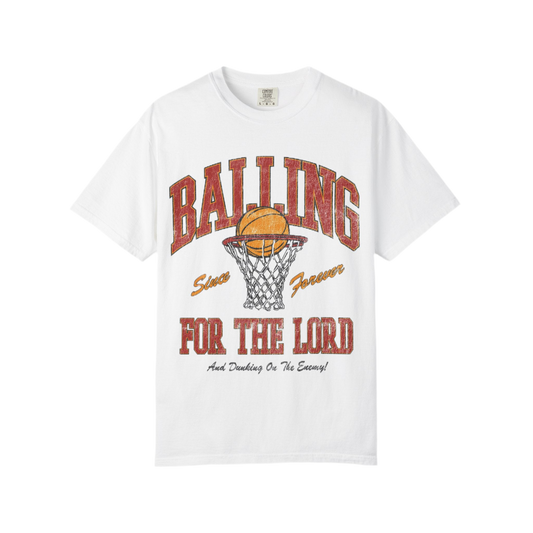 Unisex Basketball T-Shirt: Sporty Tee for Faith, Casual Wear, Gift for Friends, Church Events, or Everyday Fun